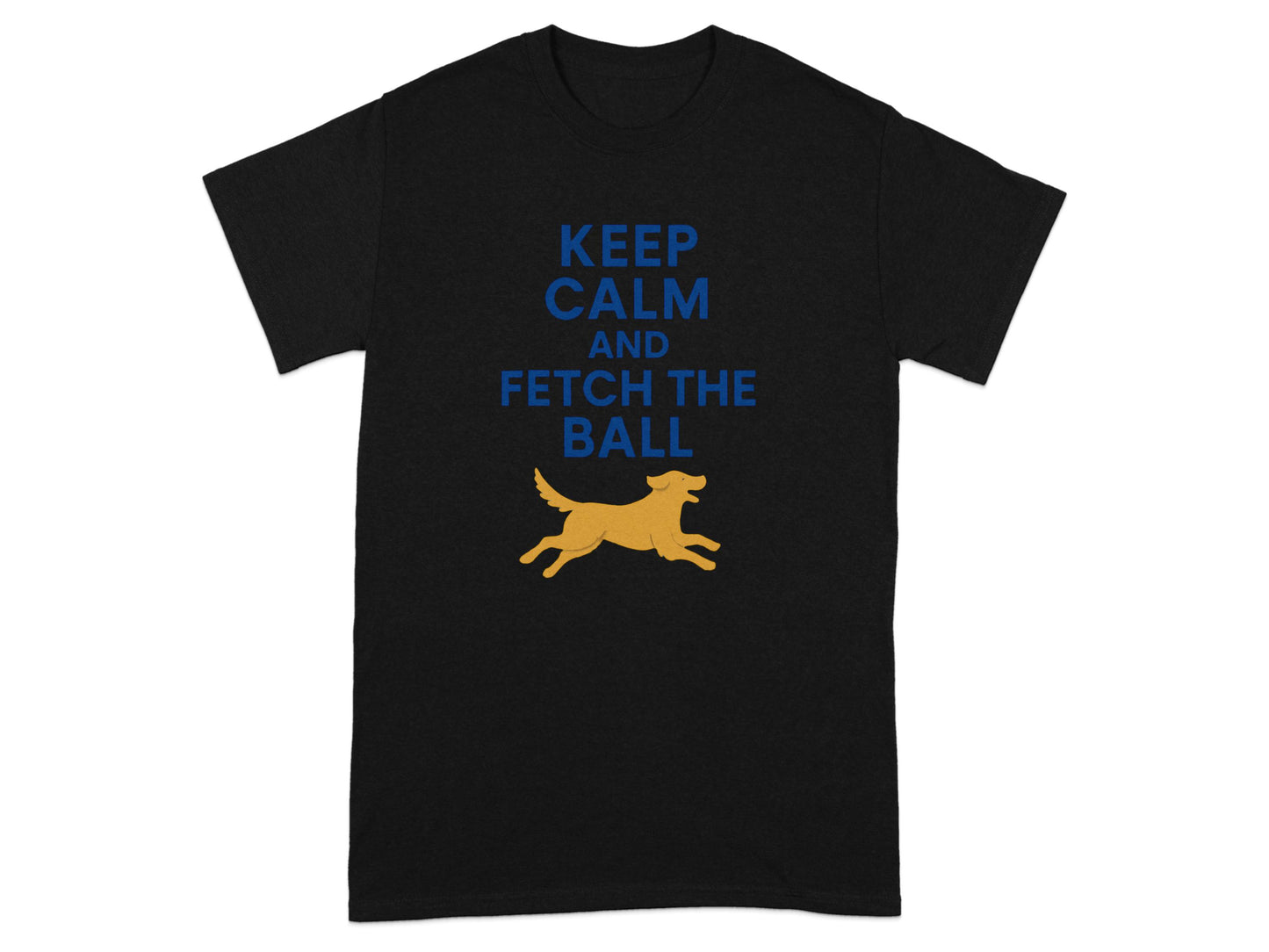 Keep Calm and Fetch The Ball Graphic T-Shirt product