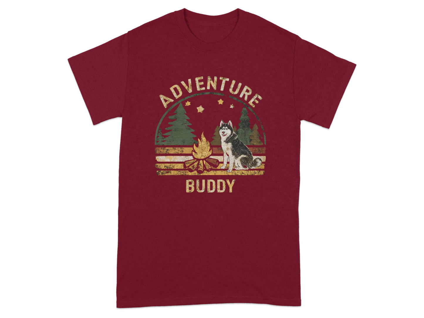 Adventure Buddy Husky Campfire Design product type