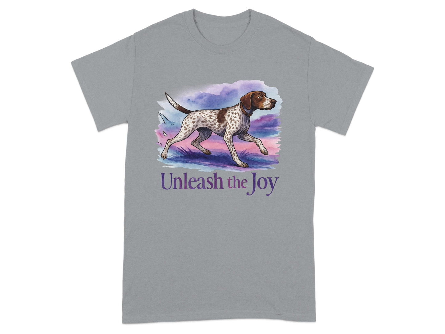 Unleash the Joy Dog Illustration T-Shirt product type
