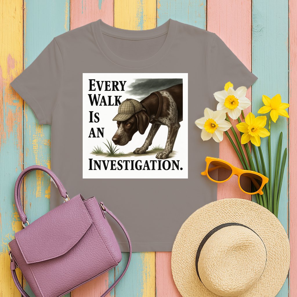 Every Walk Is An Investigation Dog T-Shirt product type