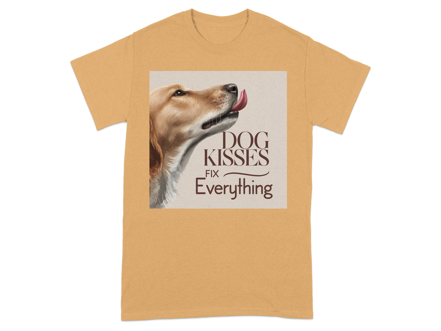 Dog Kisses Fix Everything Graphic T-Shirt product type