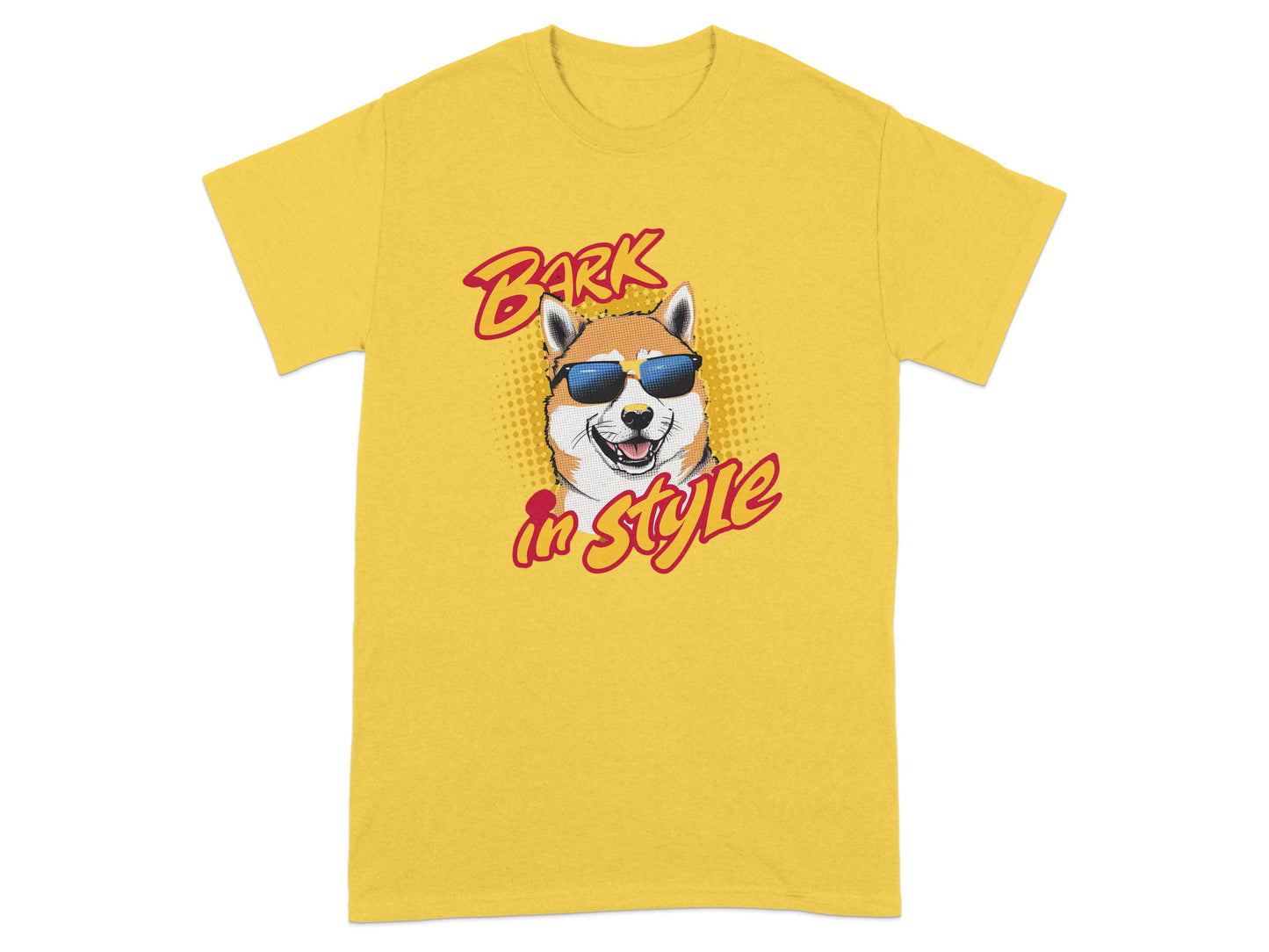 Bark in Style with Cool Dog Graphic T-Shirt product
