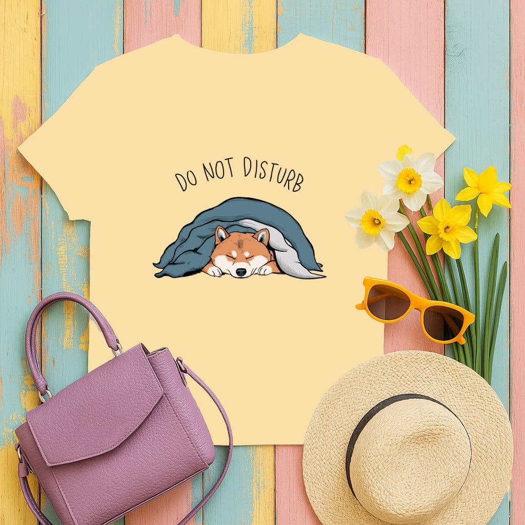 Do Not Disturb Sleeping Shiba Inu Graphic T-Shirt product