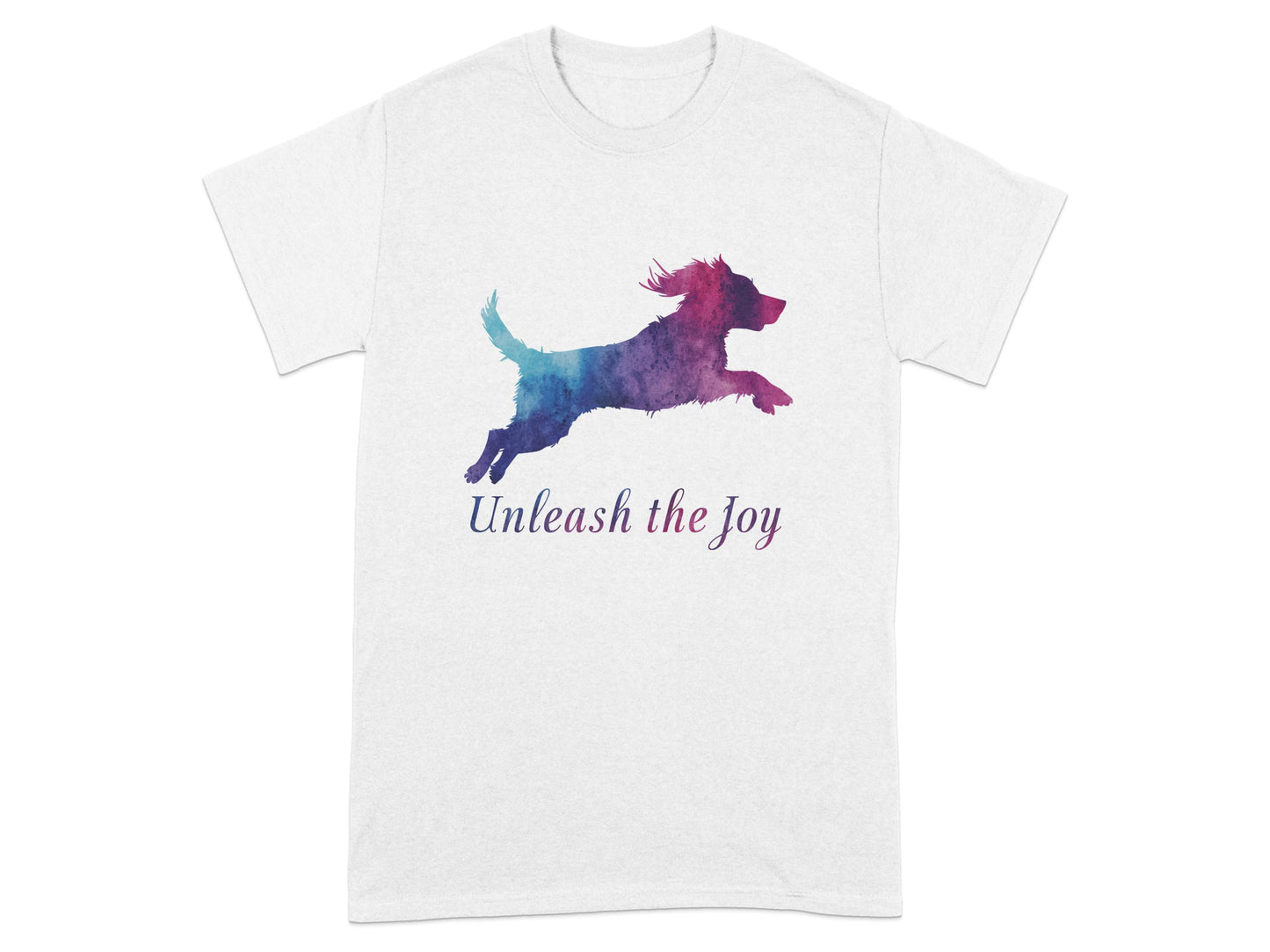 Unleash the Joy Graphic Dog Design T-shirt product