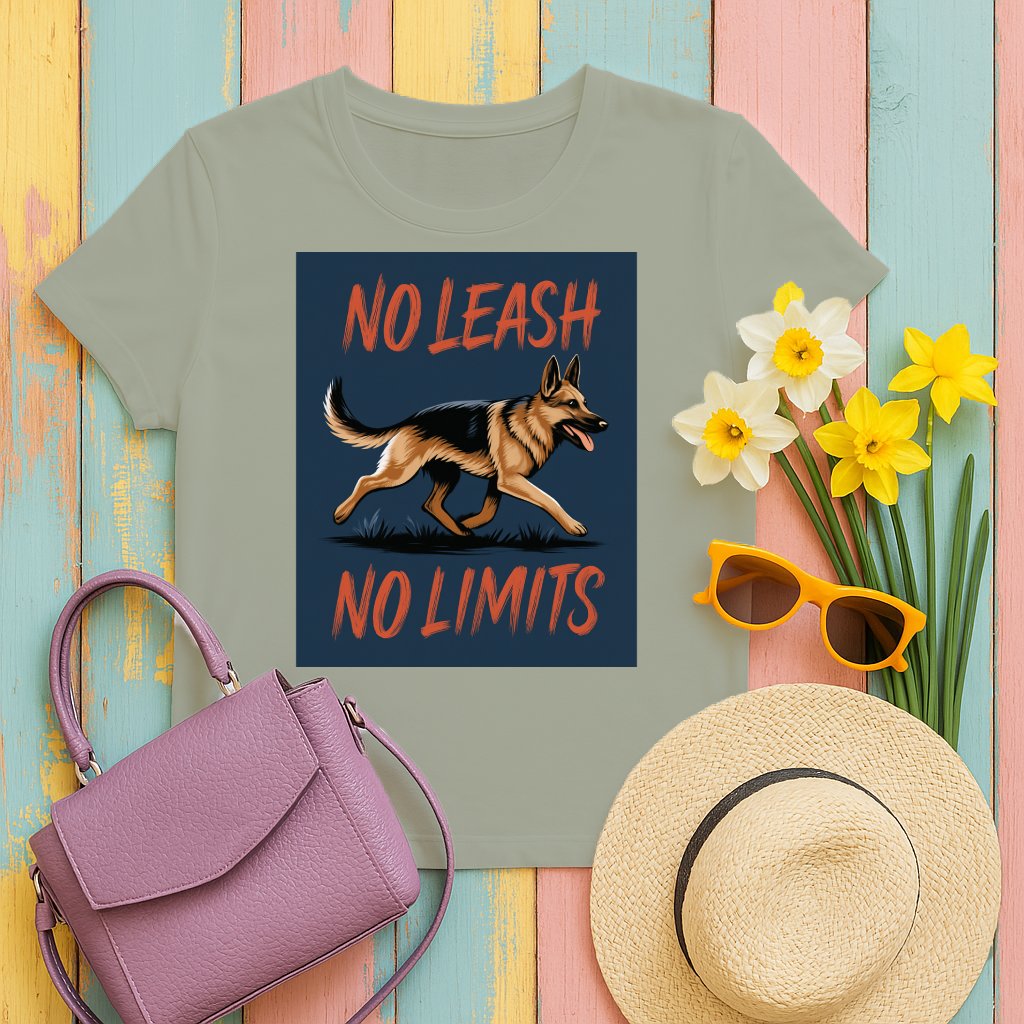 No Leash No Limits German Shepherd T-Shirt product