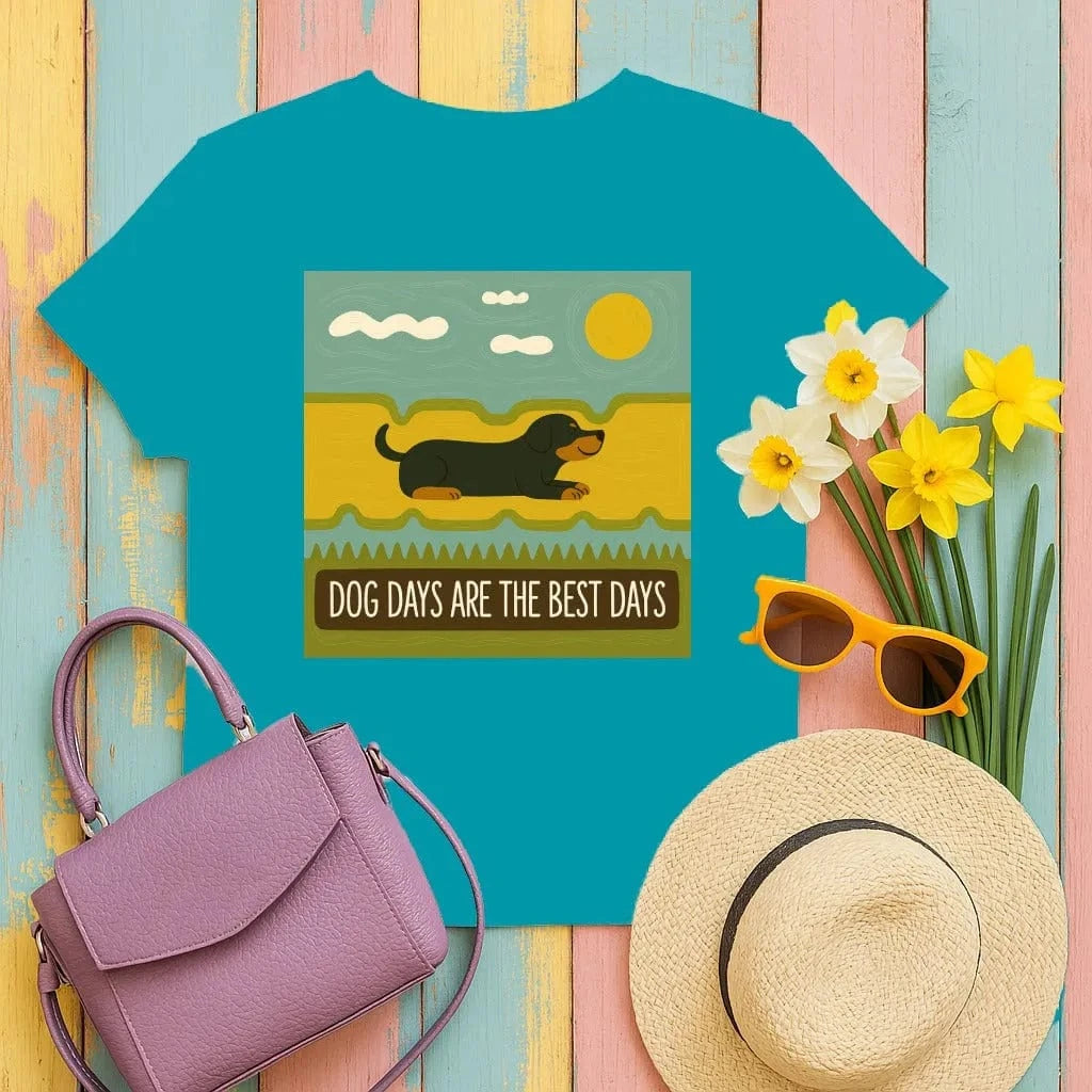 Dog Days Are The Best Days Gordon Setter T-Shirt T-shirt