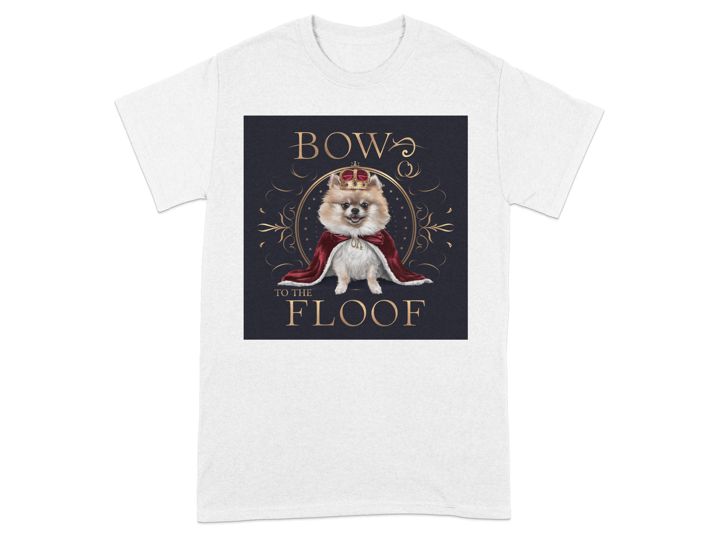 Bow to the Floof King Typography Graphic Tee product