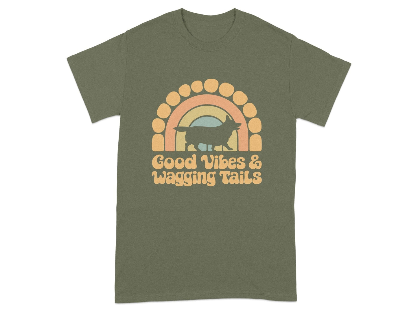 Good Vibes & Wagging Tails Graphic T-Shirt product type