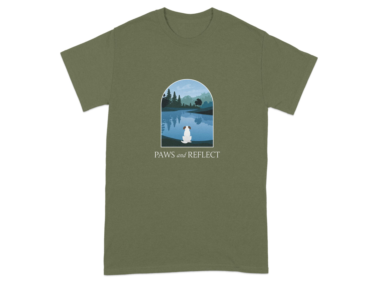 Paws and Reflect Scenic Nature Graphic T-Shirt product type
