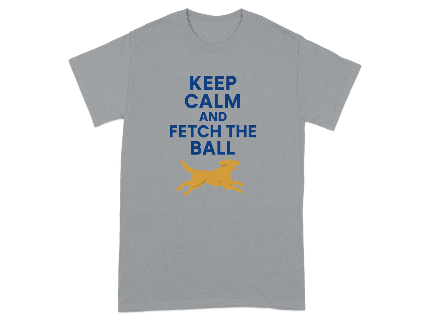 Keep Calm and Fetch The Ball Graphic Tee product type