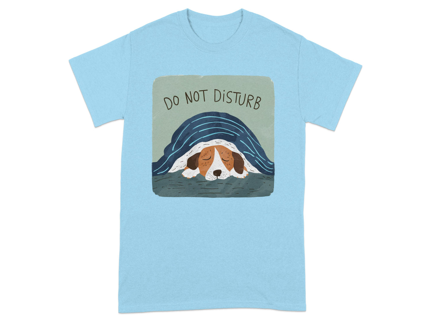 Do Not Disturb Sleeping Dog Graphic Shirt product