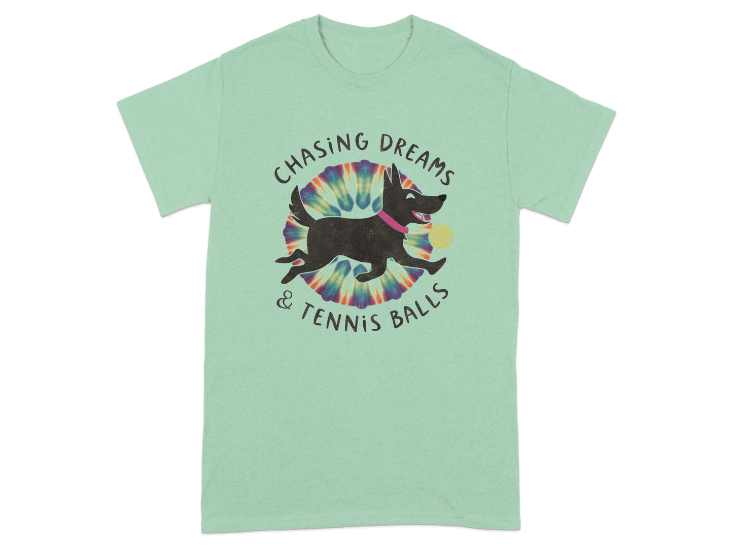 Chasing Dreams and Tennis Balls Graphic Tee product