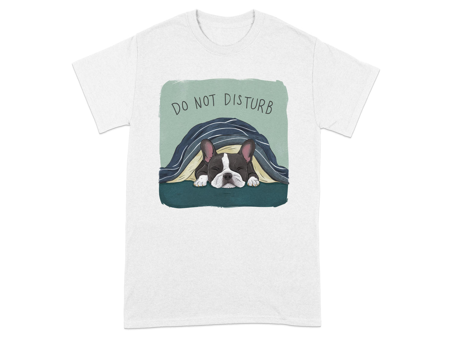 Do Not Disturb Bulldog Sleeping Graphic T-Shirt product type