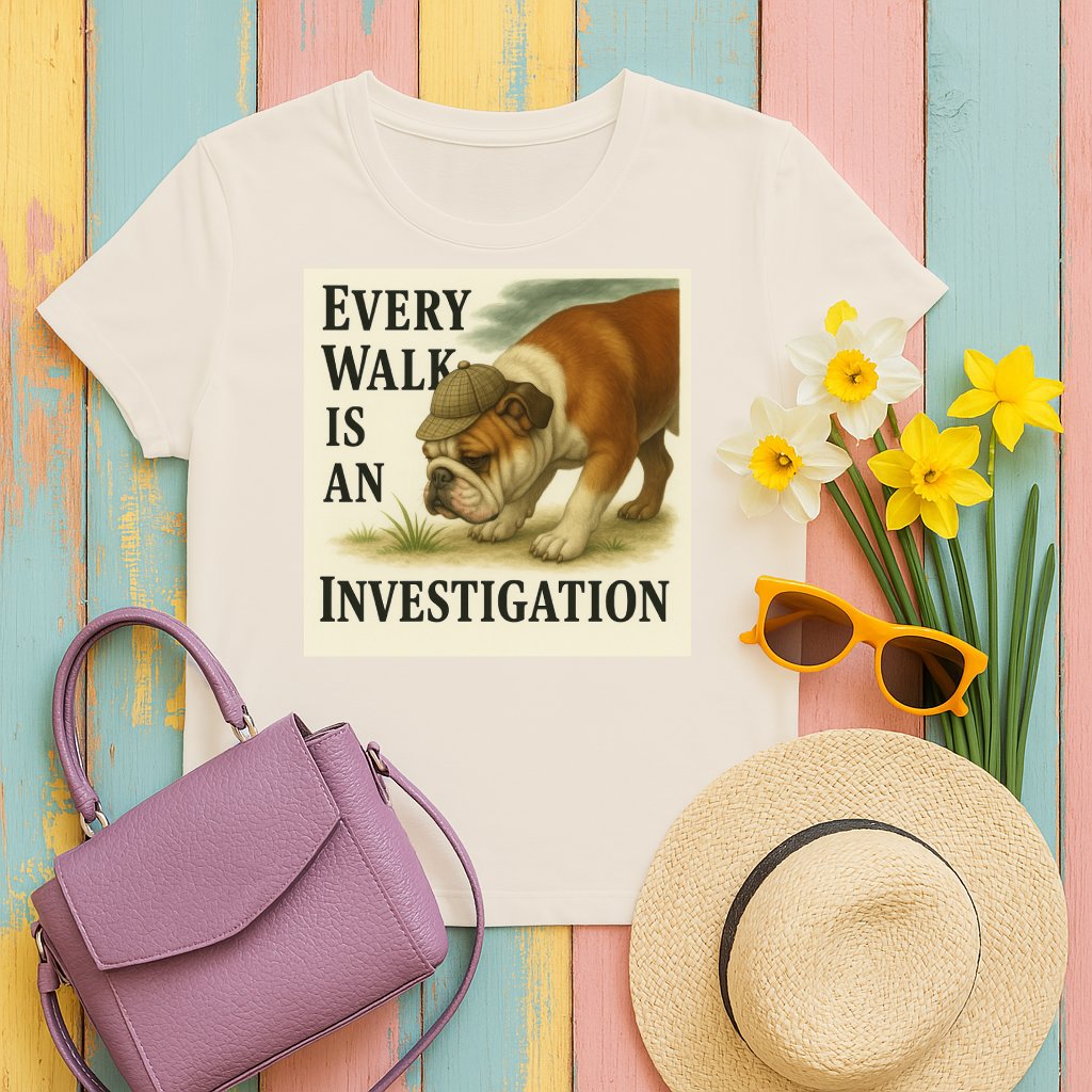 Every Walk Is an Investigation T-shirt product