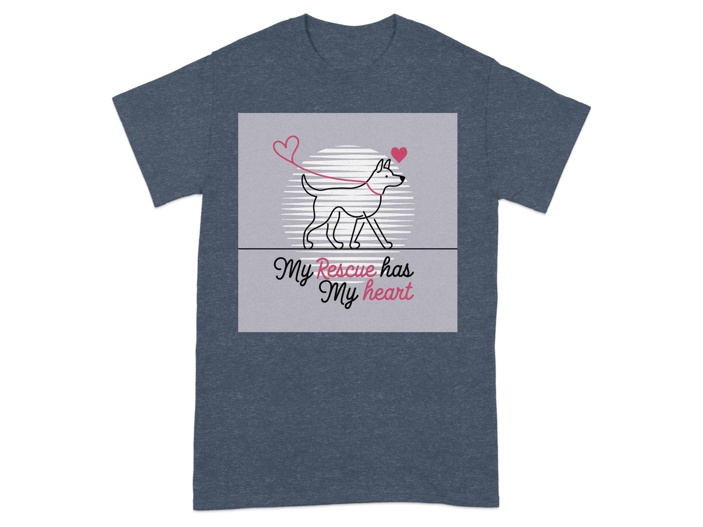 My Rescue Has My Heart Print Design T-shirt product