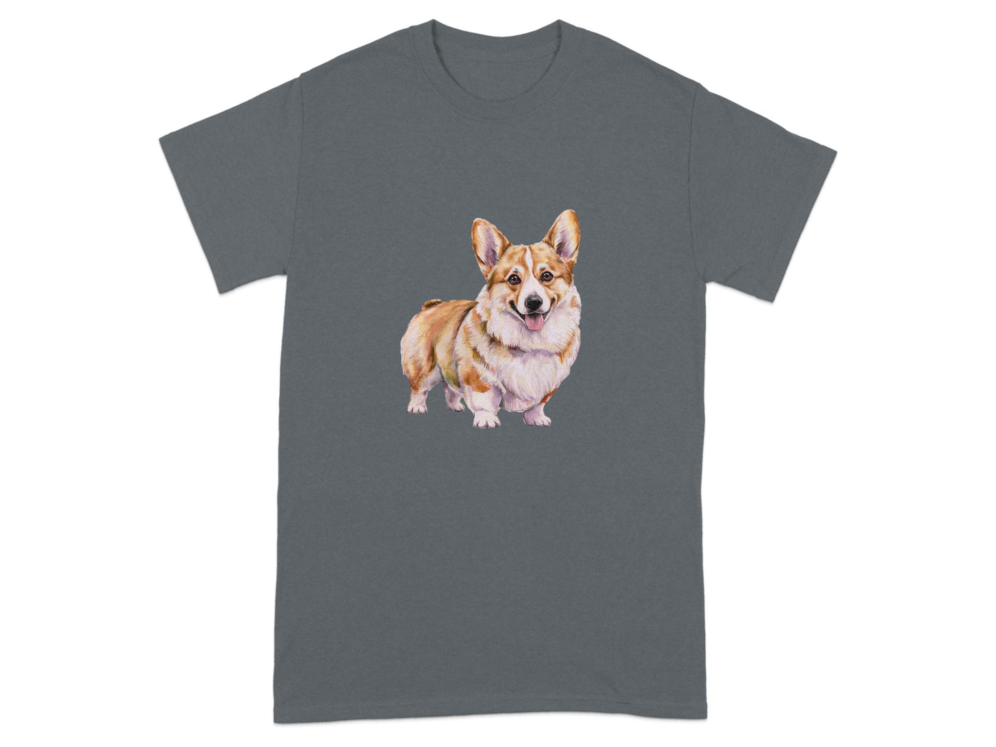 Adorable Corgi Print T-Shirt for Pet Lovers product type