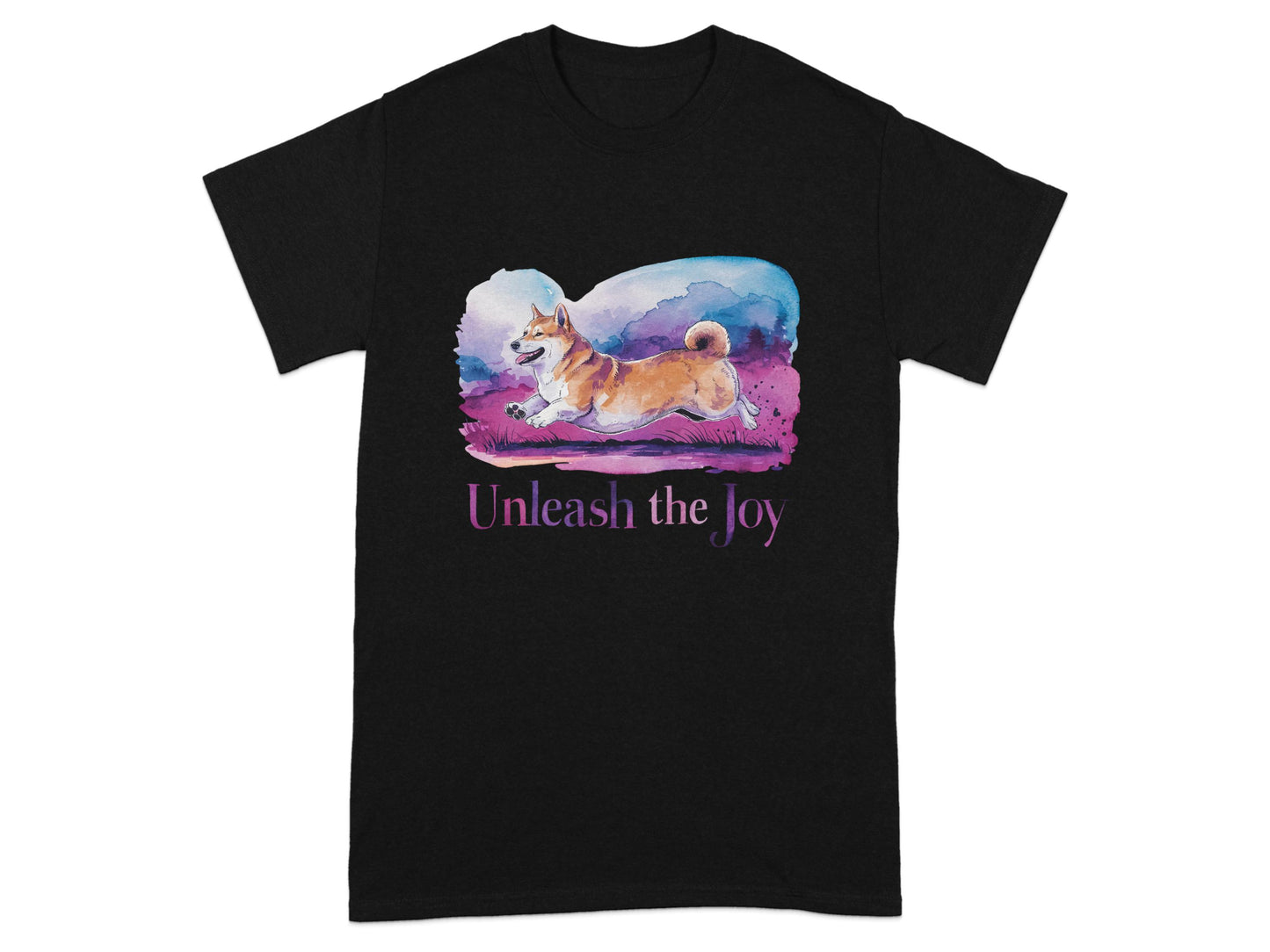 Unleash the Joy Dog Print Graphic T-Shirt product type