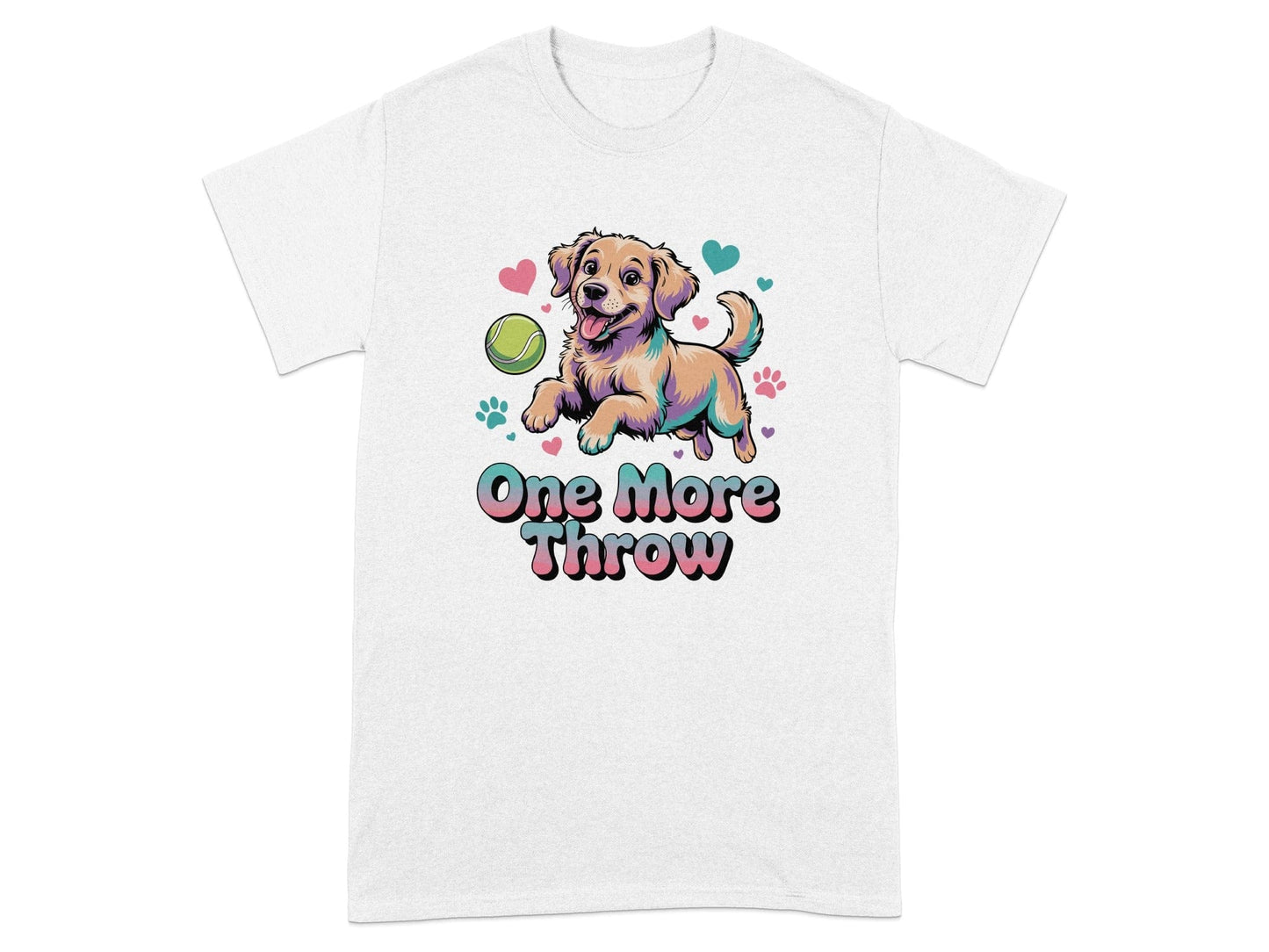 One More Throw Cute Puppy Dog Lover T-Shirt product type