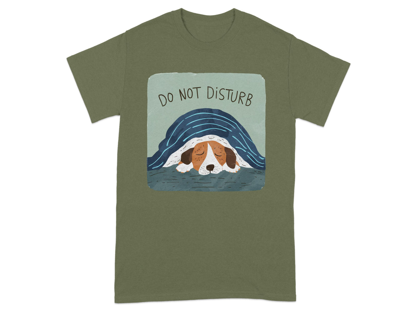 Do Not Disturb Cute Sleeping Dog T-Shirt product type