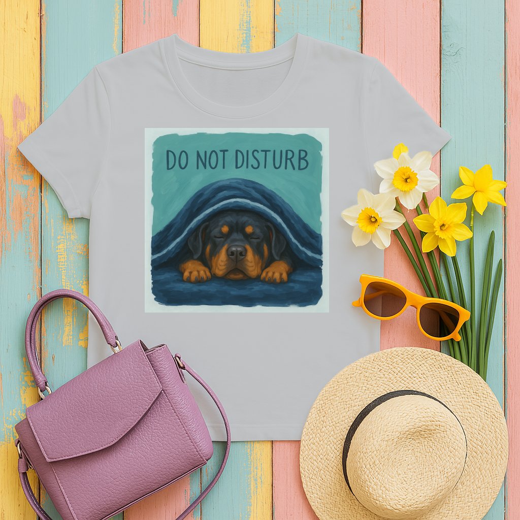 Do Not Disturb Rottweiler Graphic T-shirt product