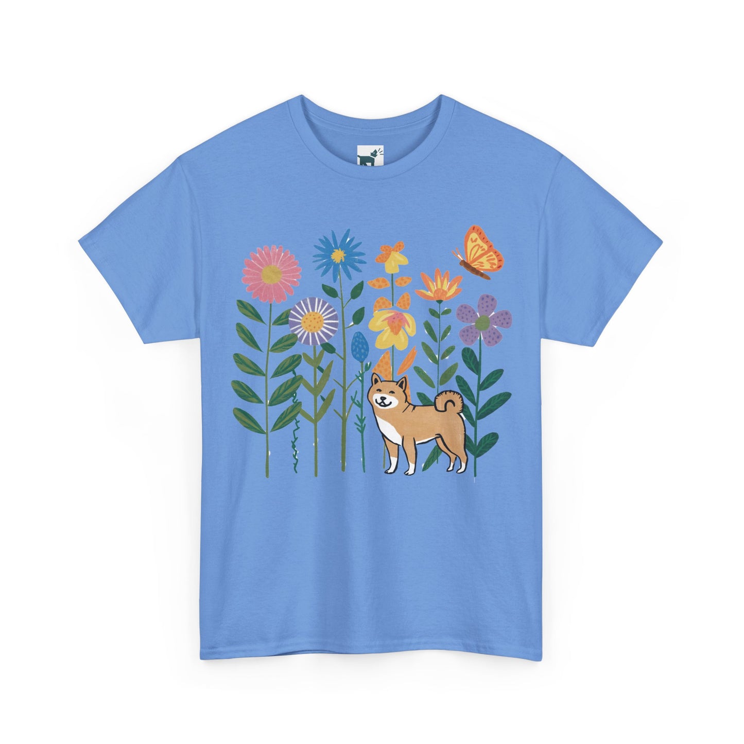 Floral Shiba T Shirt