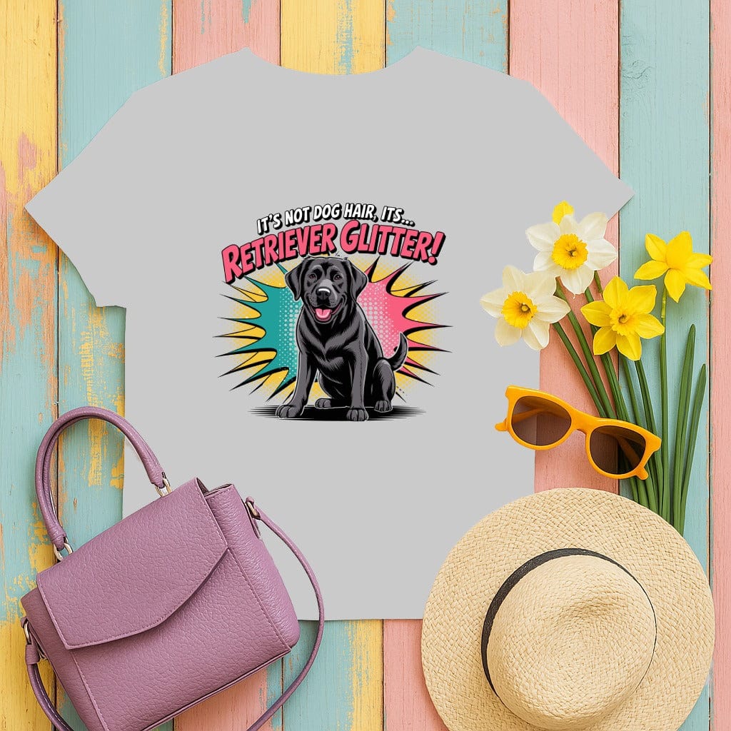 It's Not Dog Hair Retriever Glitter T-Shirt product