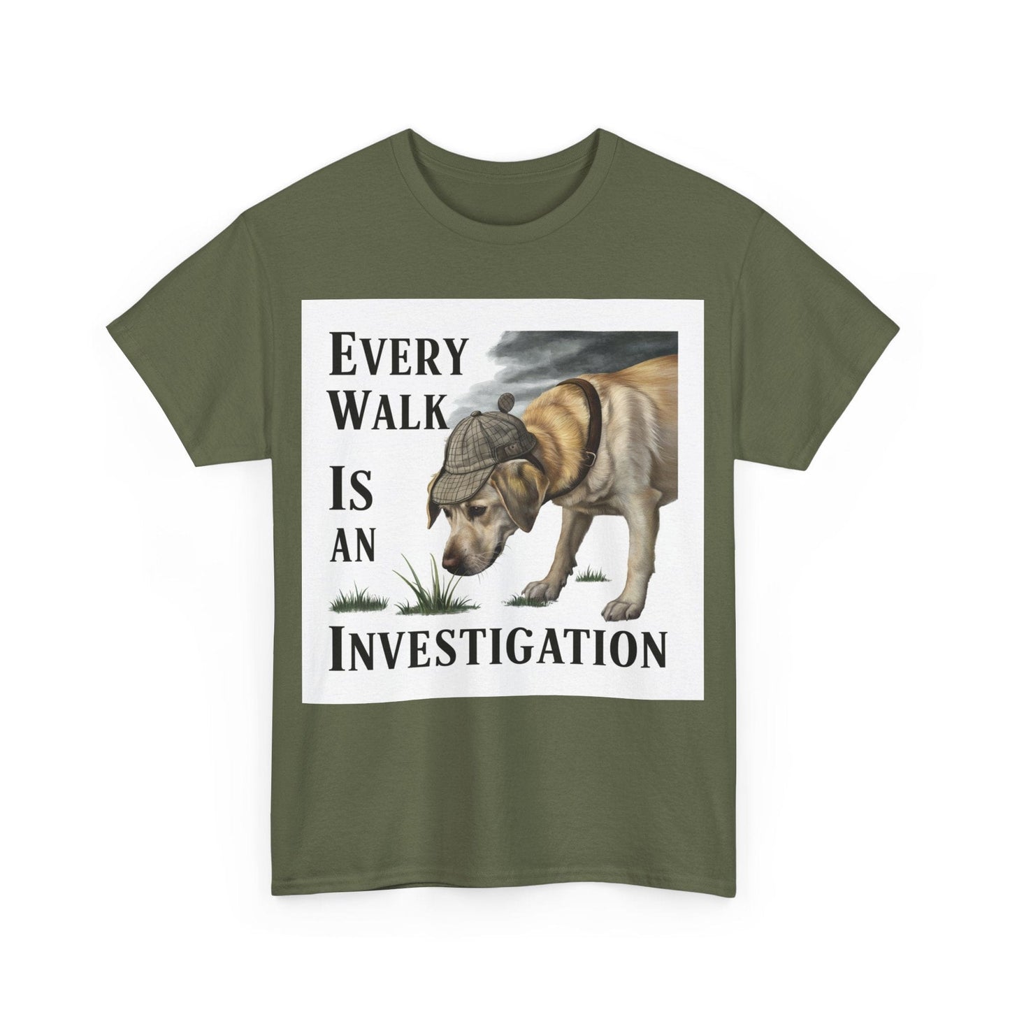 Every Walk is an Investigation Yellow Lab T-Shirt T-Shirt