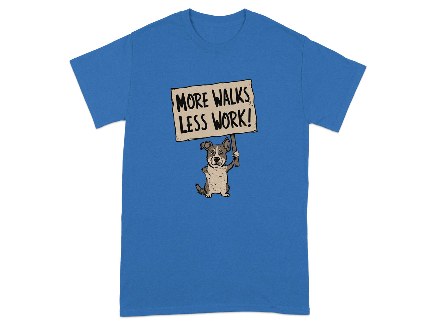 More Walks Less Work Graphic T-Shirt product