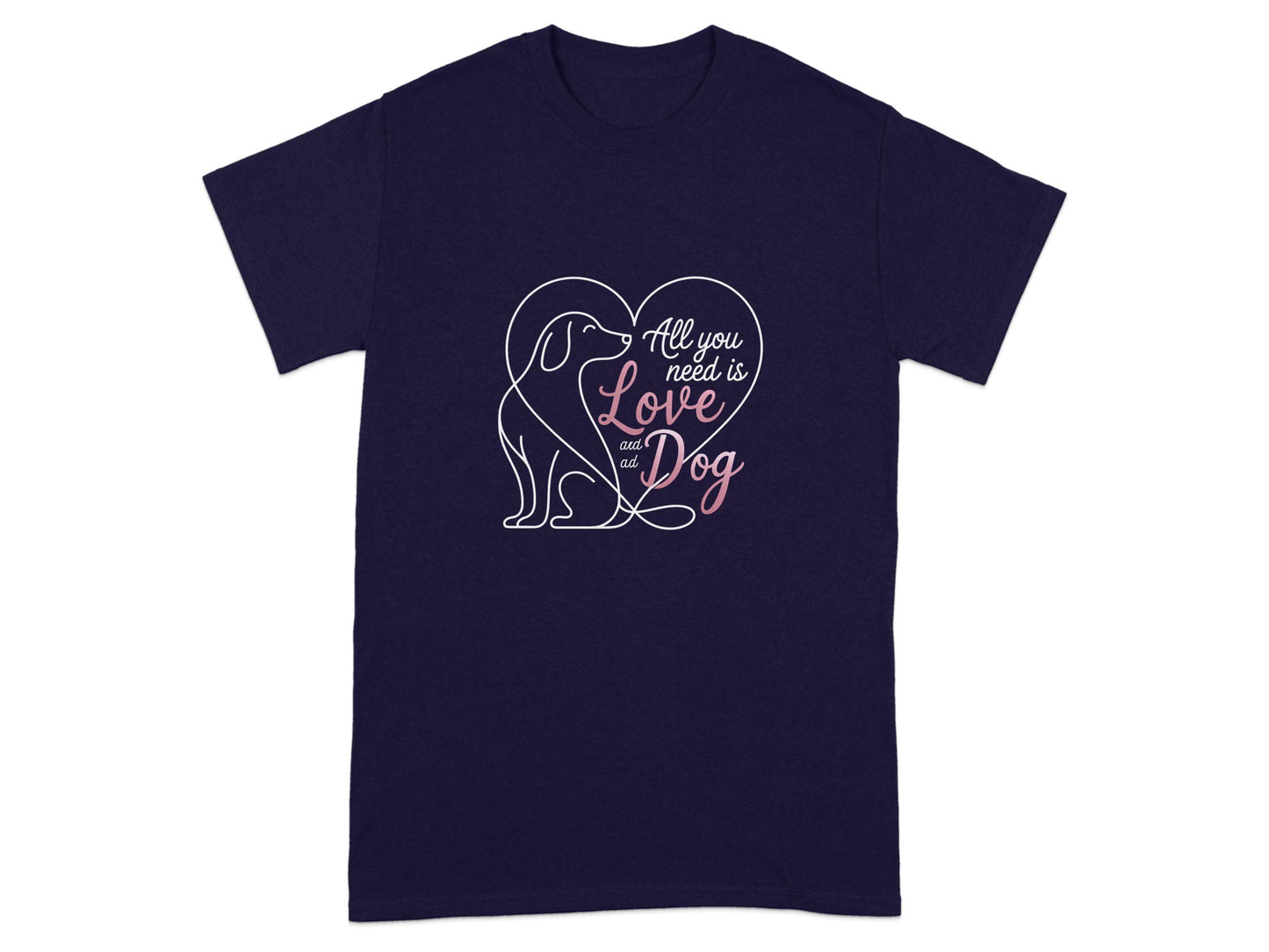 All You Need Is Love And a Dog Tee Shirt product type
