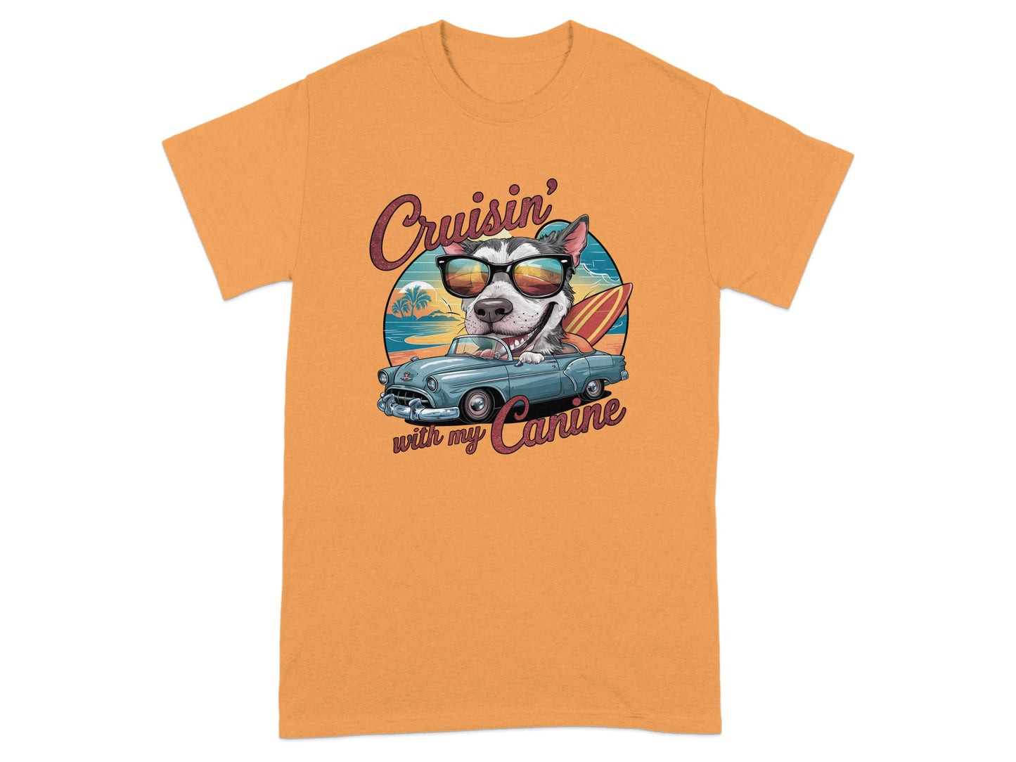 Cruisin' with my Canine Graphic Tee Shirt product
