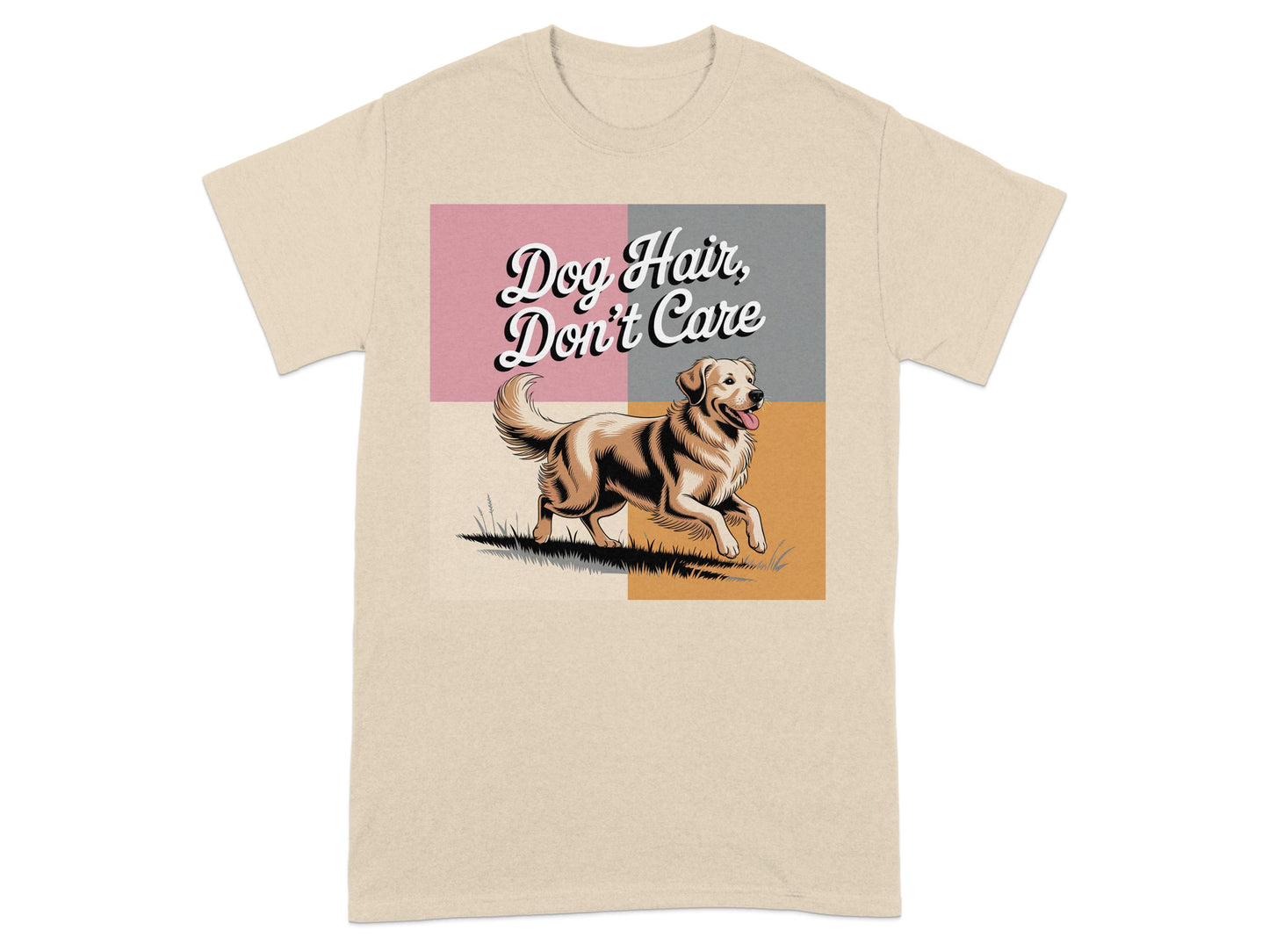 Dog Hair Don't Care Design Graphic Tee product
