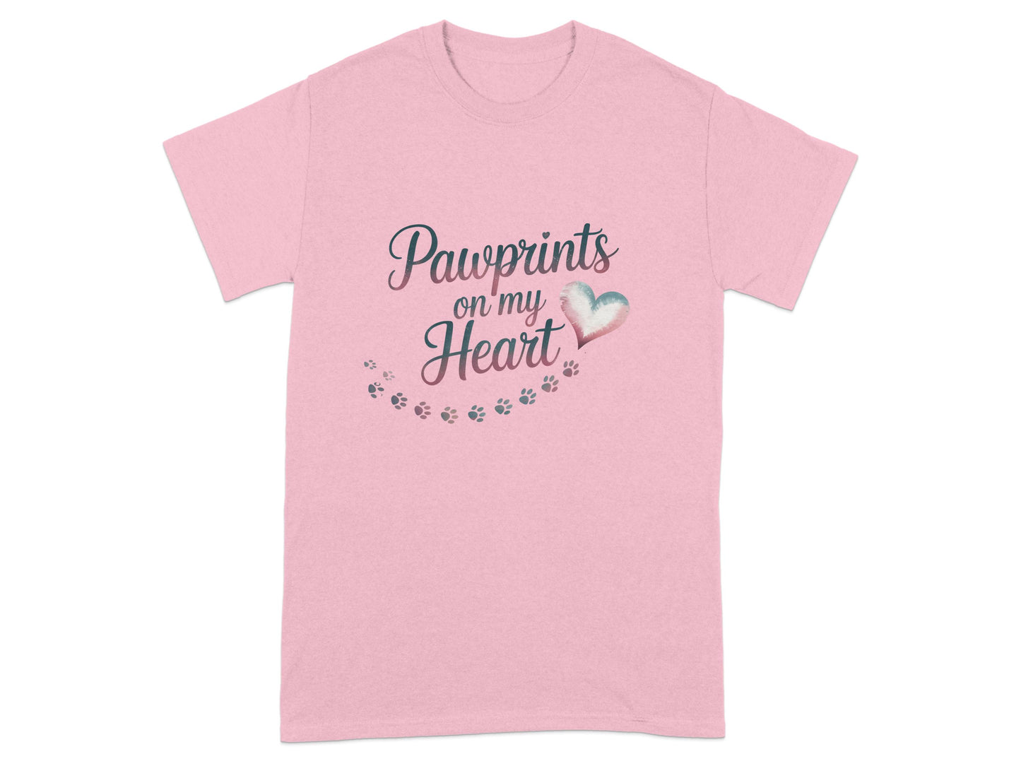 Pawprints on My Heart Graphic T-Shirt product type