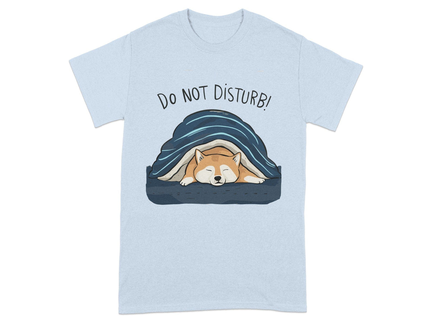 Do Not Disturb Dog Under Blanket Graphic T-Shirt product