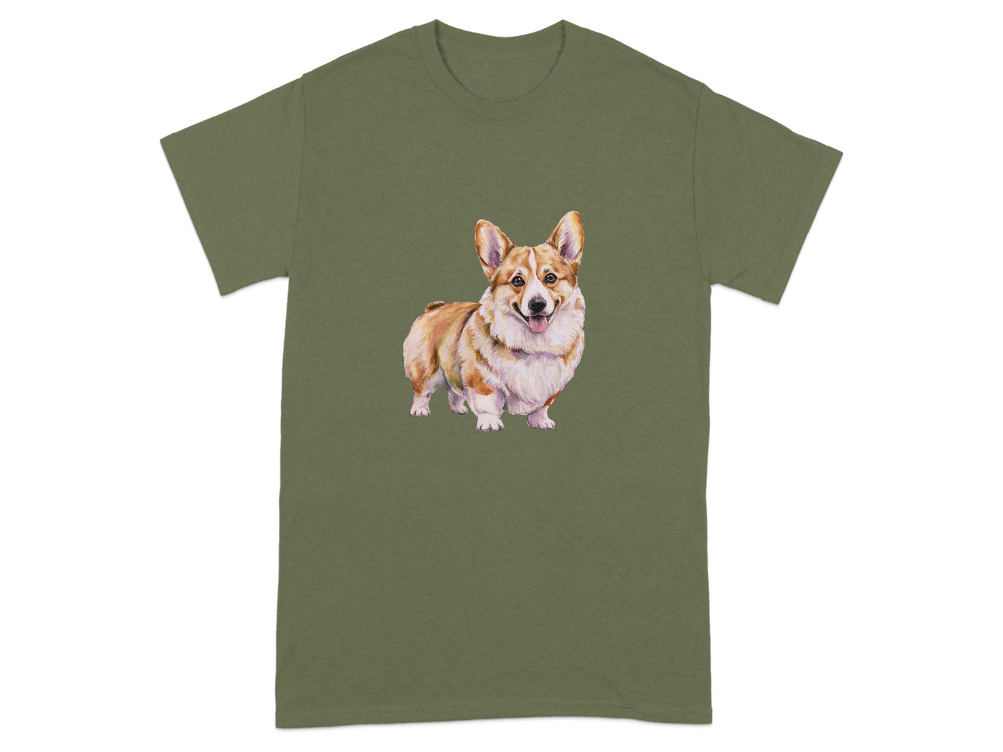 Adorable Corgi Dog Graphic Tee Perfect for Pet Lovers product type