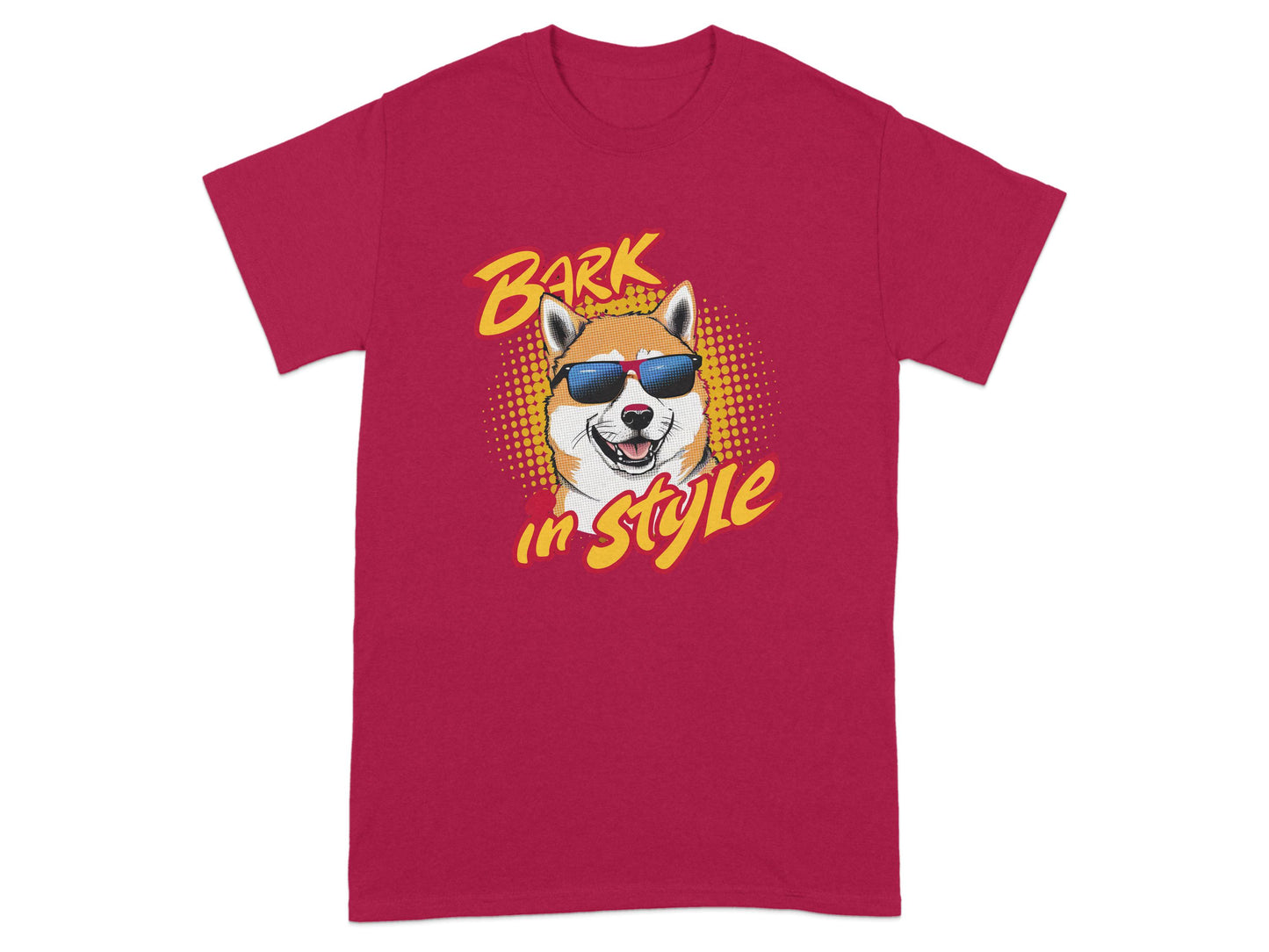 Bark in Style Cool Sunglasses Dog Graphic T-Shirt product type