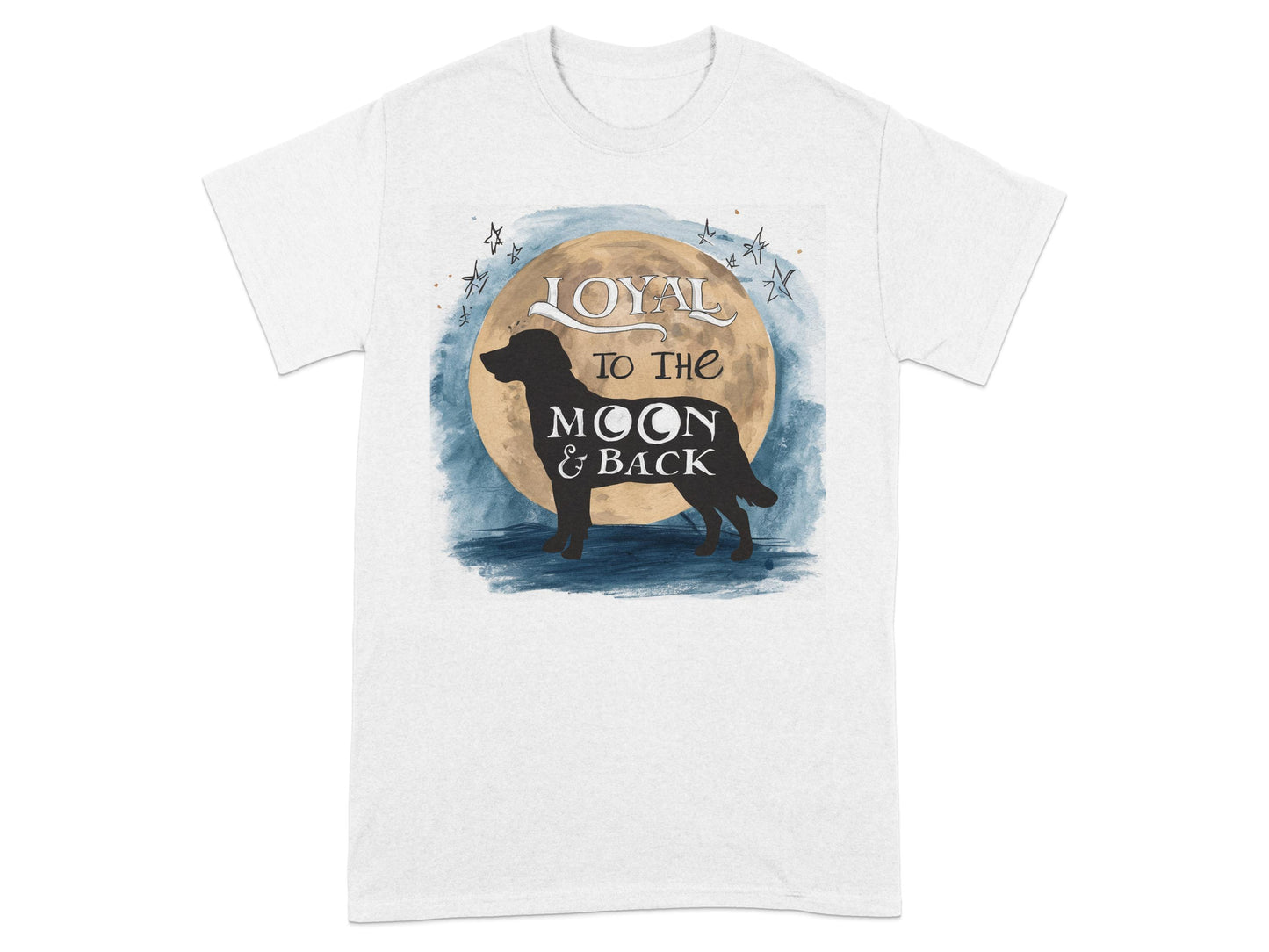 Loyal To The Moon And Back Dog Lover T-Shirt product type
