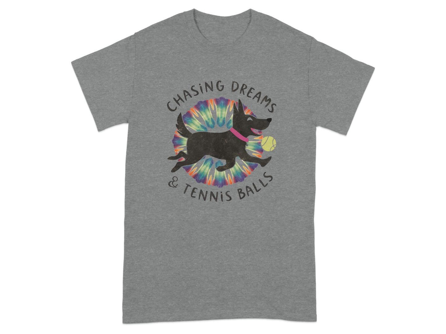 Chasing Dreams and Tennis Balls Graphic T-Shirt product type