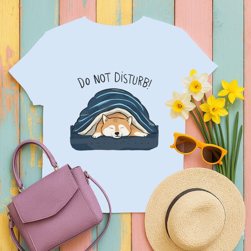 Do Not Disturb Cute Sleeping Dog Graphic T-shirt product