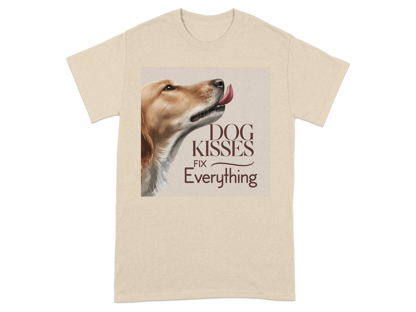 Dog Kisses Fix Everything Graphic T-Shirt product type