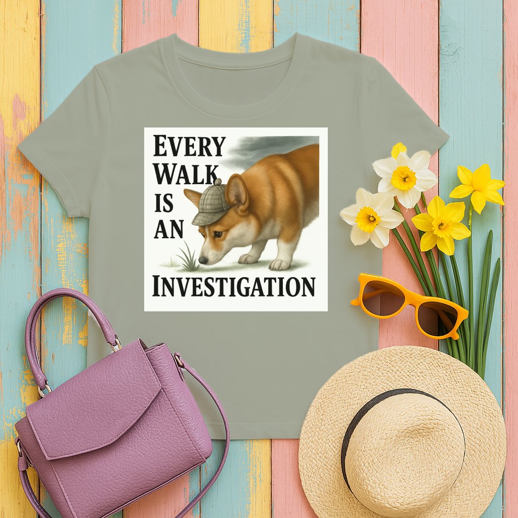 Every Walk Is An Investigation Graphic Shirt product type