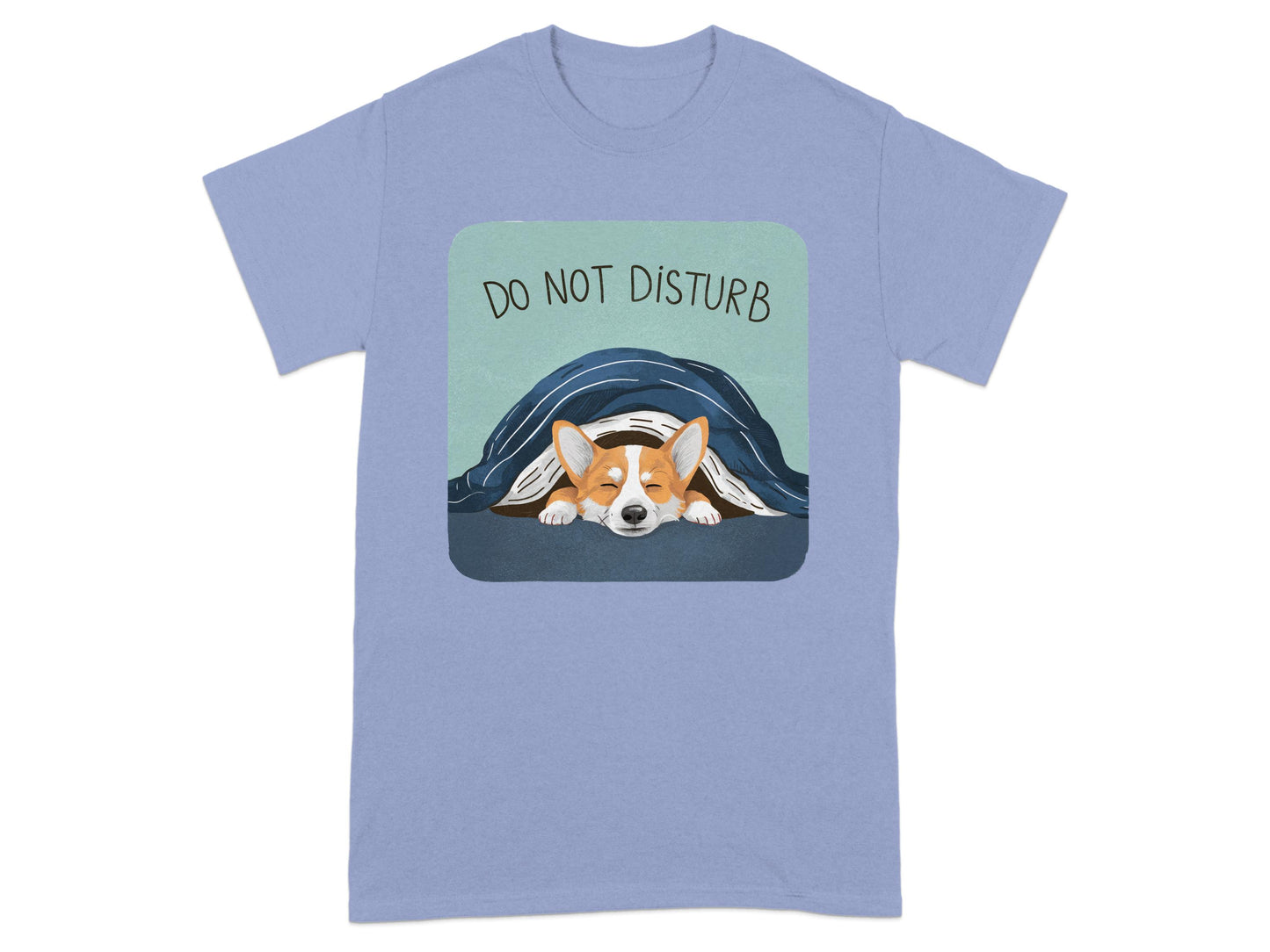Adorable Sleeping Corgi 'Do Not Disturb' T-Shirt product type