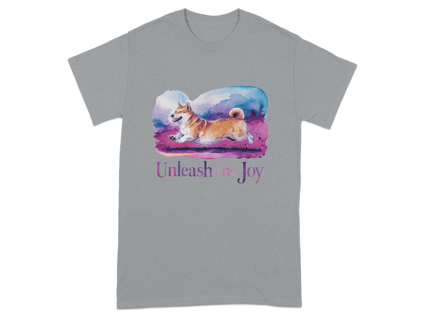 Unleash the Joy Vibrant Dog Graphic T-Shirt product