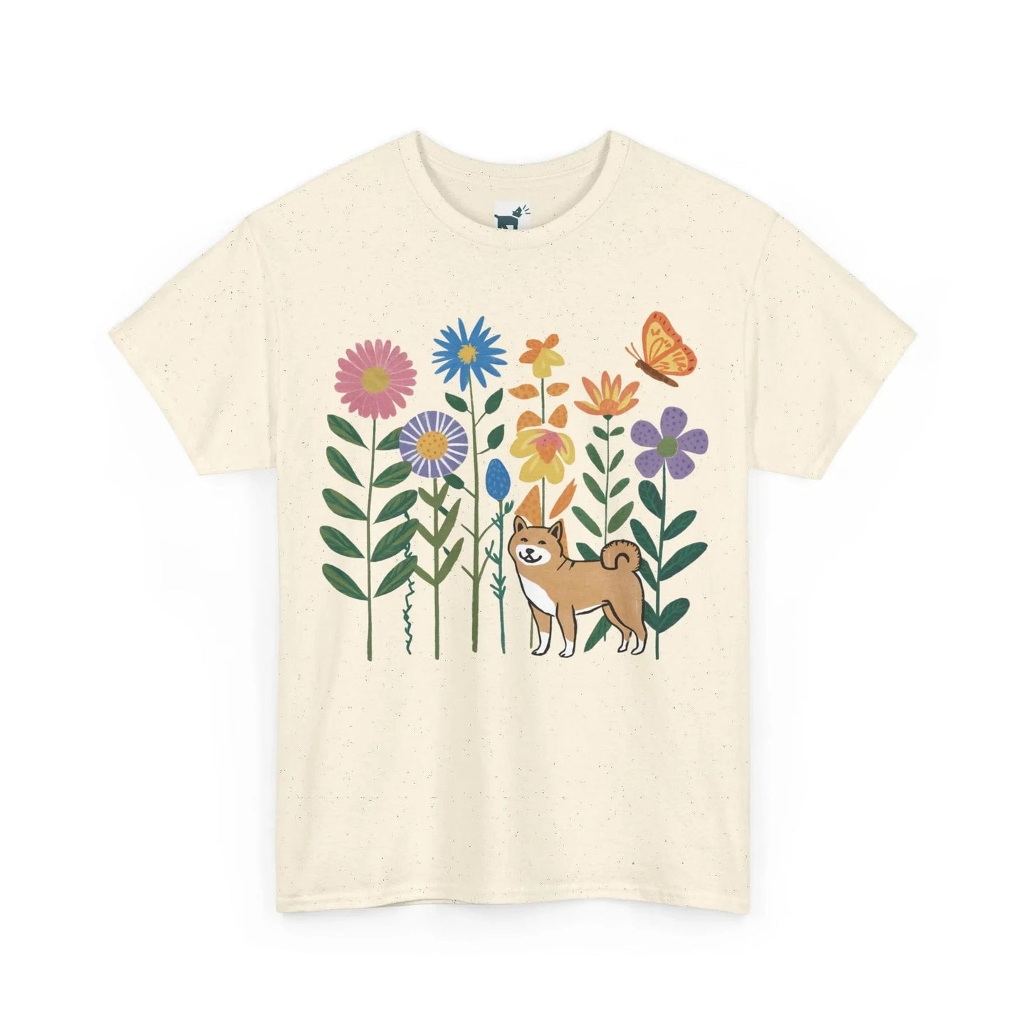 Floral Shiba T Shirt T-shirt
