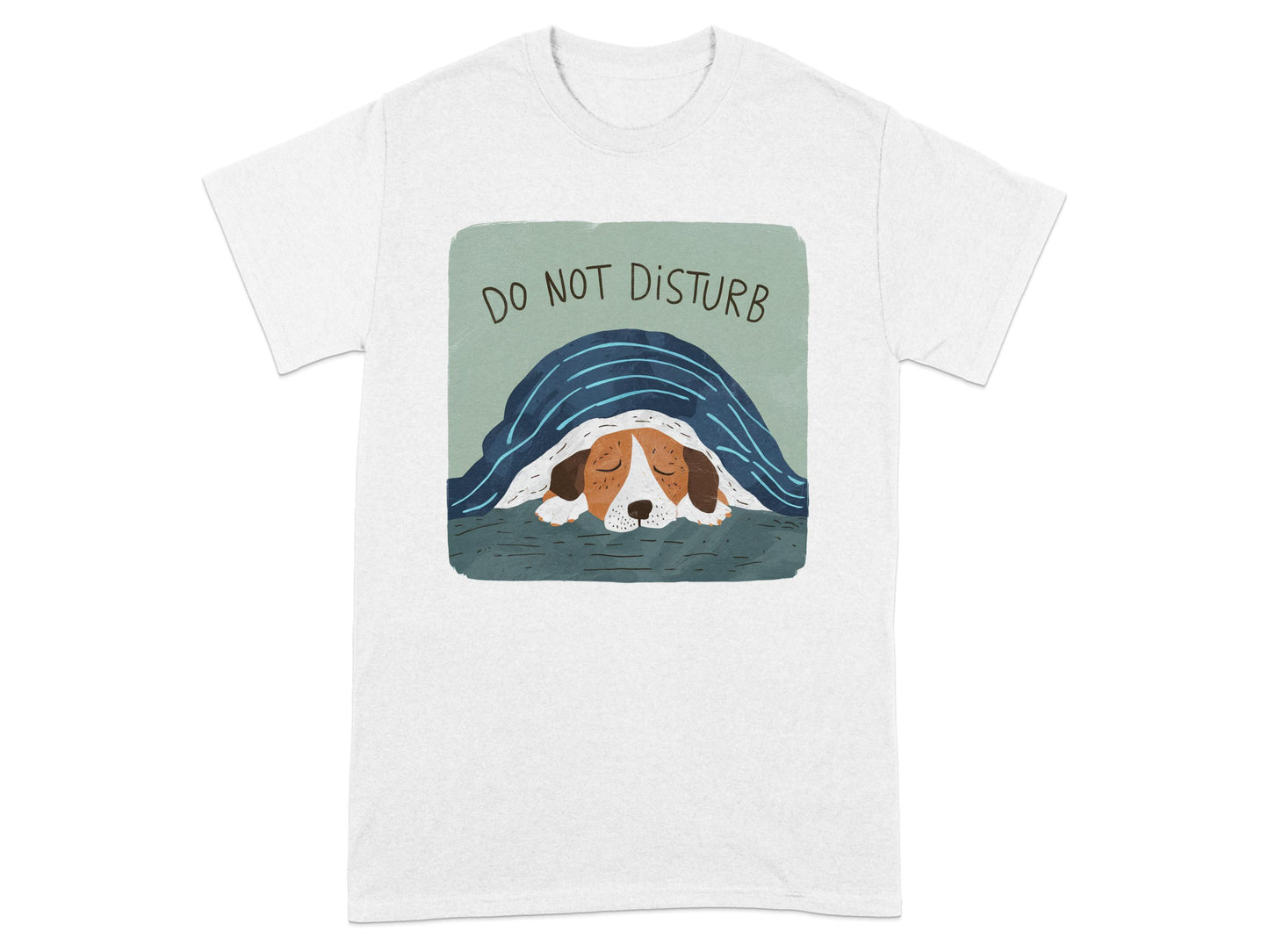 Do Not Disturb Sleeping Dog Graphic T-Shirt product type