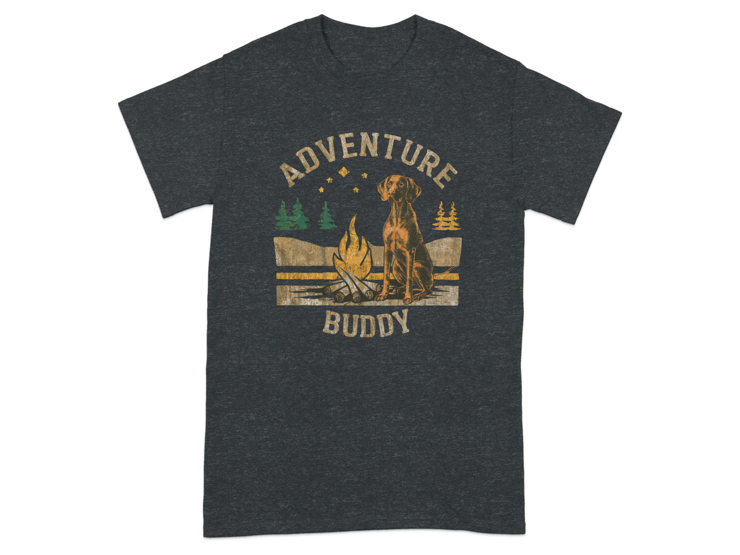 Adventure Buddy Dog Graphic Design T-Shirt product