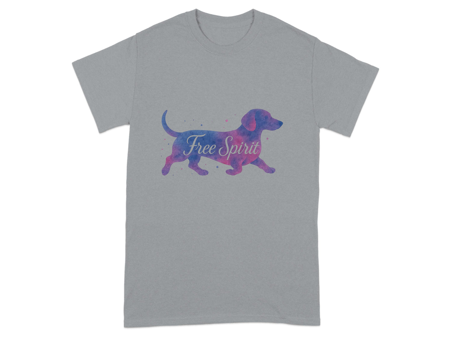 Free Spirit Dachshund Graphic Tee shirt product type