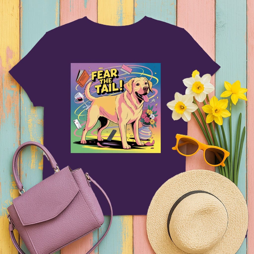 Fear the Tail Yellow Dog Graphic Print T-shirt product