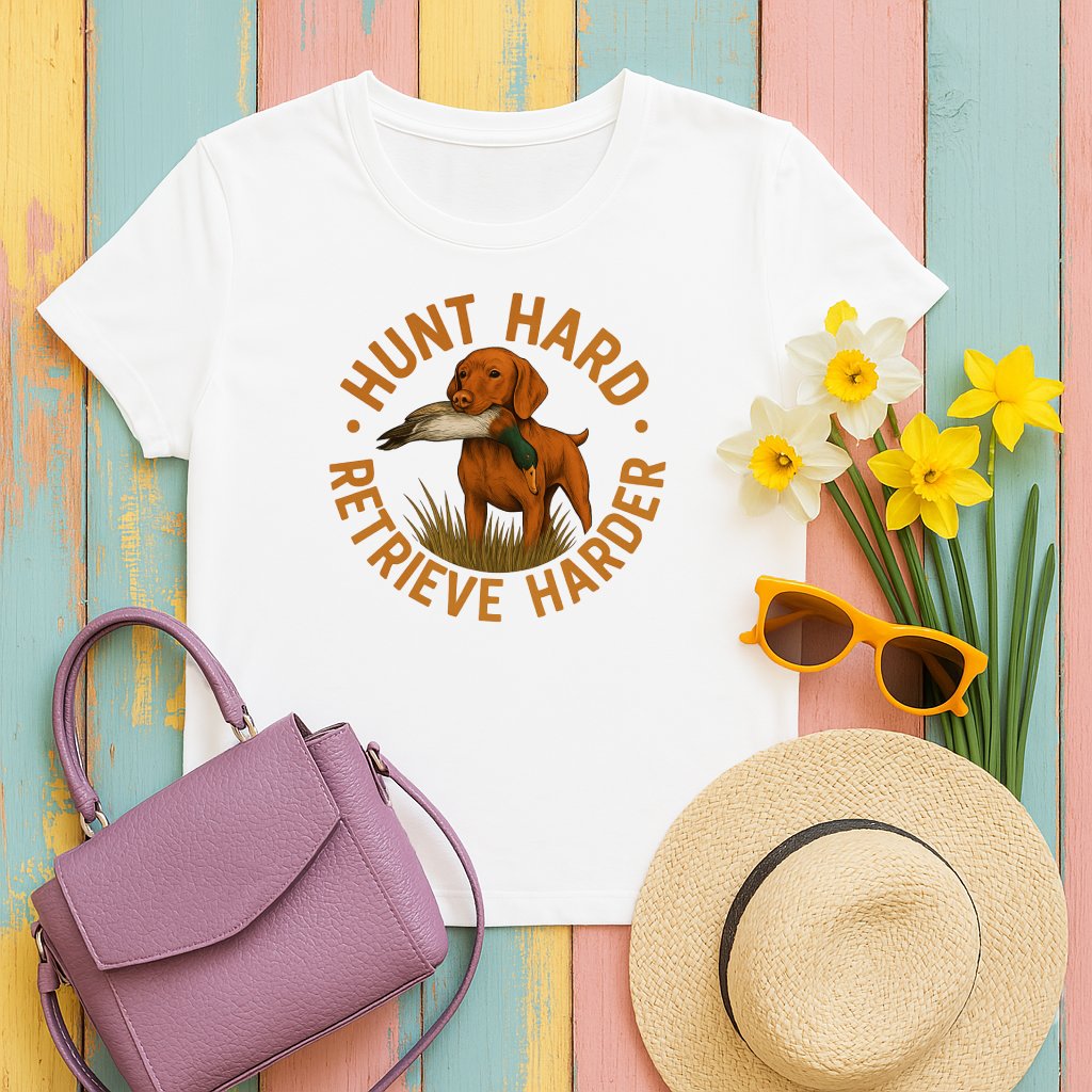 Hunt Hard Retrieve Harder Graphic T-shirt product