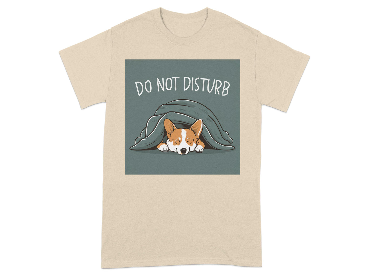 Do Not Disturb Sleeping Corgi Graphic T-Shirt product type