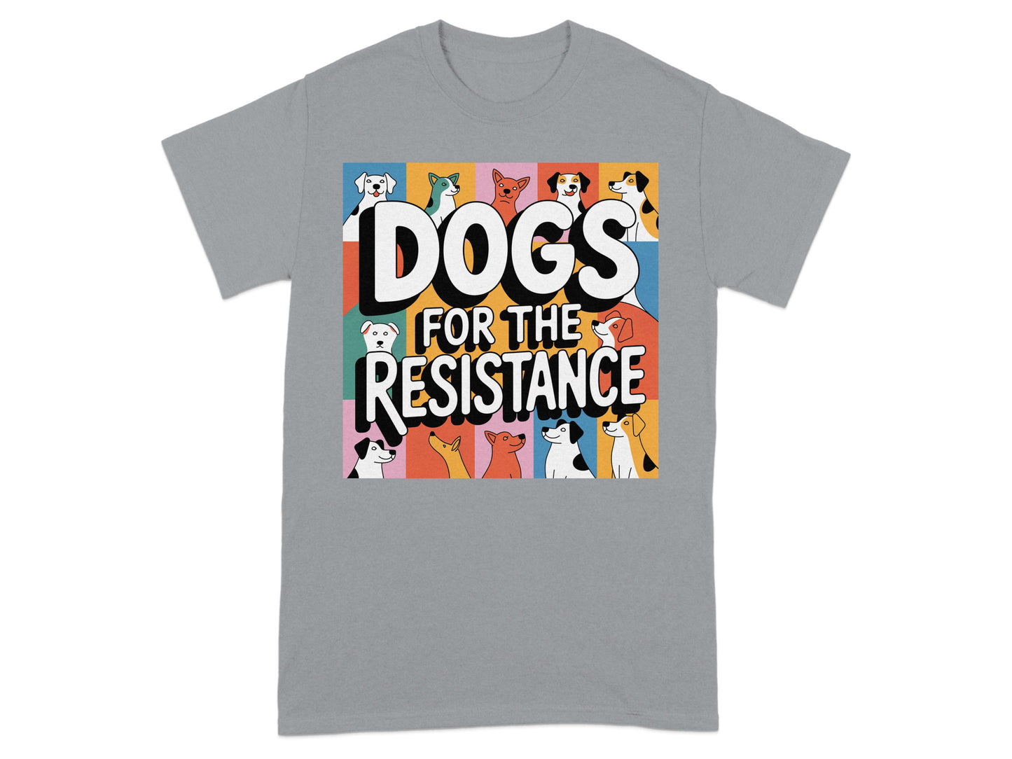 Dogs for the Resistance Product stylish T-shirt product